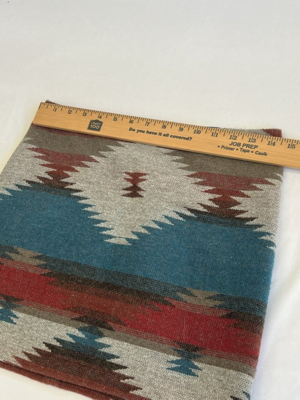 American Eagle Southwestern Aztec Blanket Mini Skirt Size 2 Teal Burgundy Boho - Picture 4 of 7